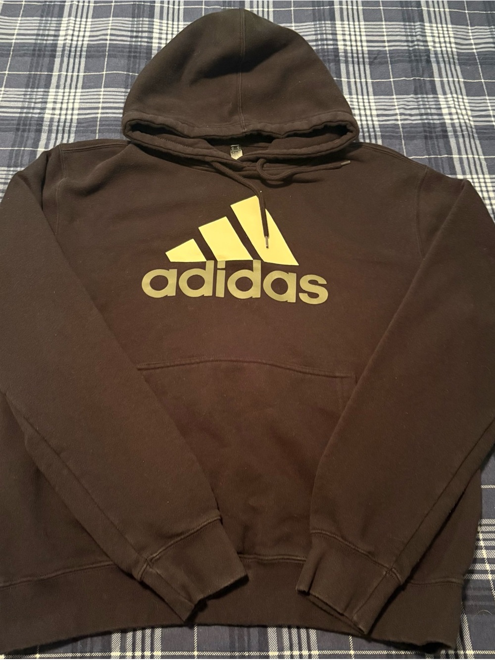 adidas Brown Hoodie Size Medium